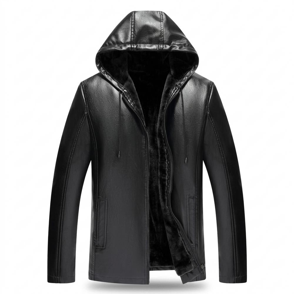 Lederjacken Outlet24 - Eipon | Gefüttert Wärmend Lederjacke Herren