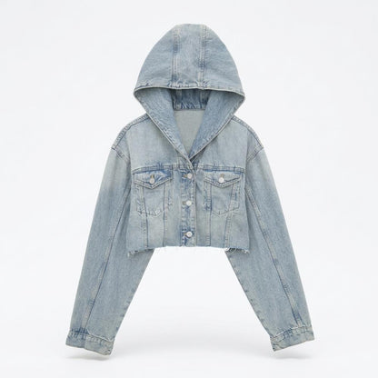 Lederjacken Outlet24 - Yefun | Kurzgeschnittene Geknöpfte Jacke Damen