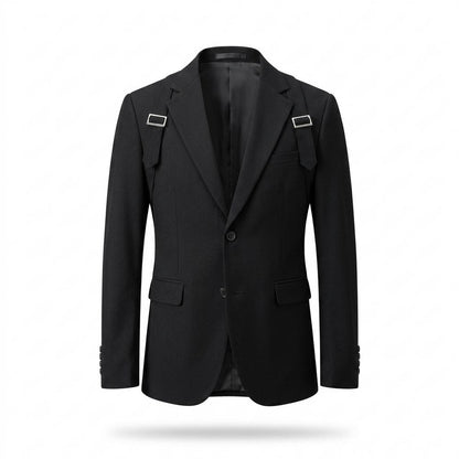 Lederjacken Outlet24 - Sobid | Tailliert Appliziert Anzug Herren