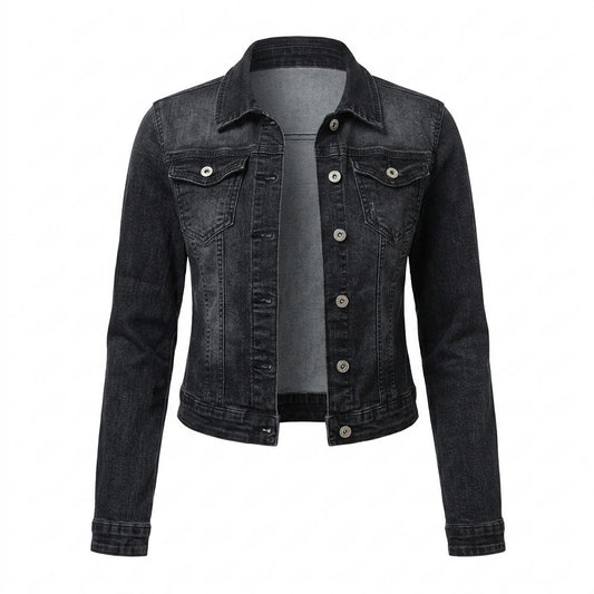 Lederjacken Outlet24 - Cipiv | Tailliert Geknöpft Jacke Damen