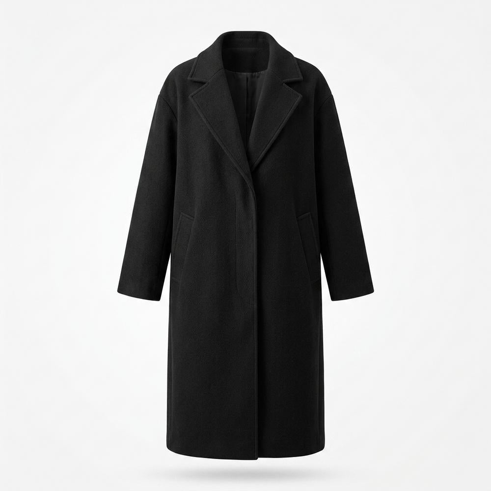 Lederjacken Outlet24 - Vizok | Langer Offener Mantel Damen