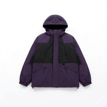 Lederjacken Outlet24 - Likiv | Funktionale Zweifarbige Jacke Unisex