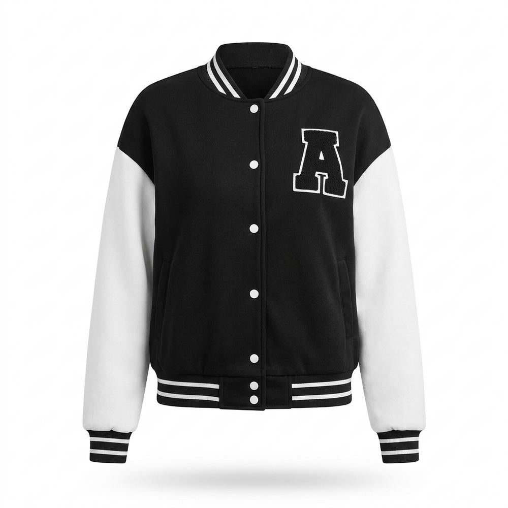 Lederjacken Outlet24 - Zovov | Geknöpft Zweifarbig Jacke Damen