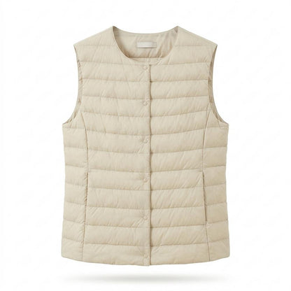 Lederjacken Outlet24 - Sonus | Wandelbare Gesteppte Weste Damen
