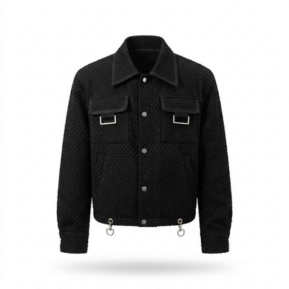 Lederjacken Outlet24 - Cefun | Gesteppt Kurzgeschnitten Jacke Unisex