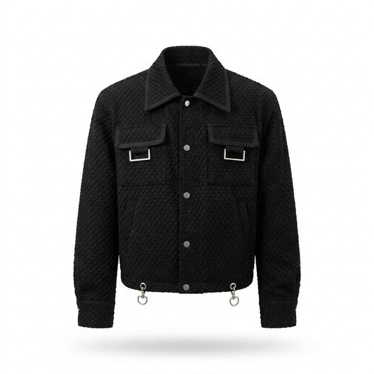 Lederjacken Outlet24 - Cefun | Gesteppt Kurzgeschnitten Jacke Unisex