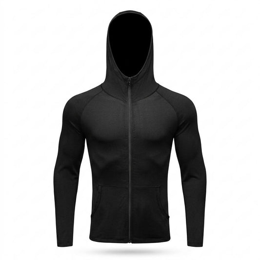Lederjacken Outlet24 - Novas | Enganliegend Elastisch Hoodie Herren
