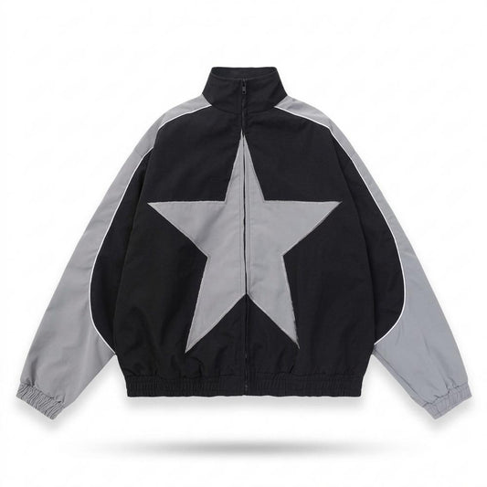 Lederjacken Outlet24 - Yozuk | Colorblock Stehkragen Jacke Unisex