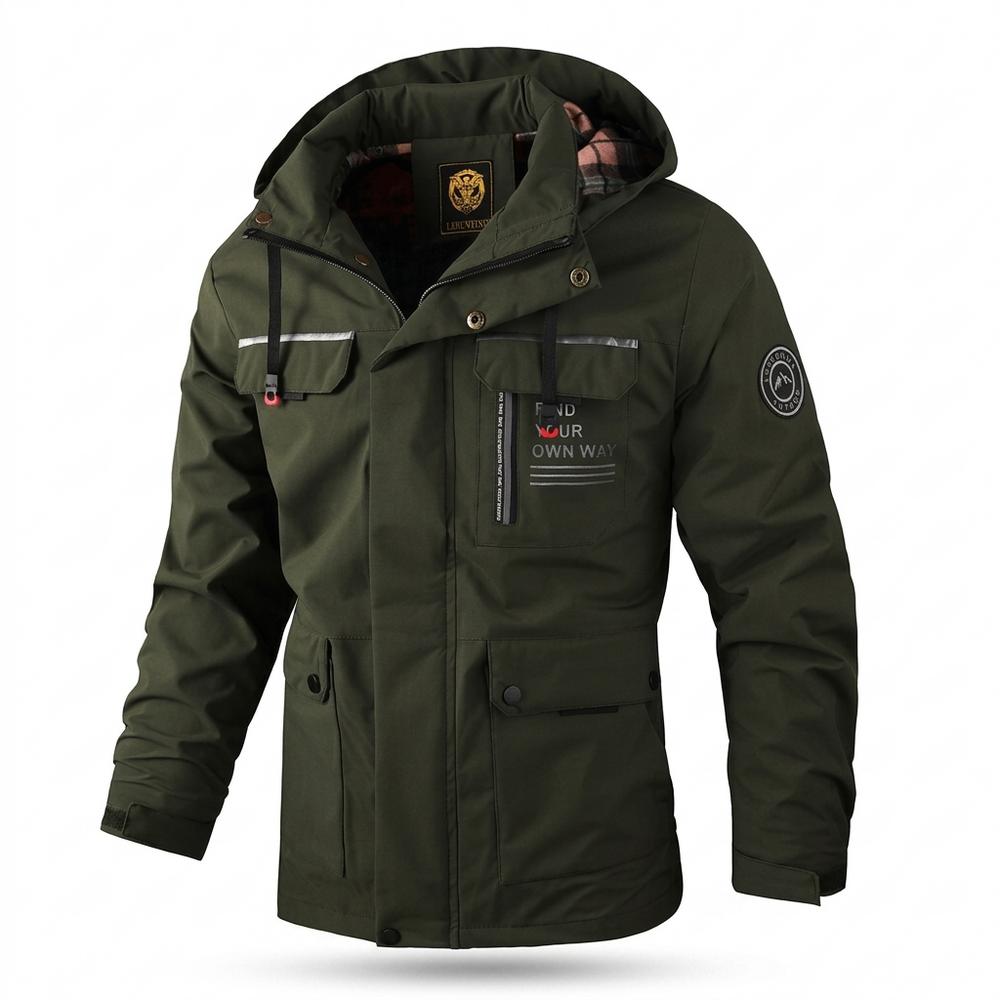 Lederjacken Outlet24 - Mikod | Gefüttert Funktional Jacke Herren