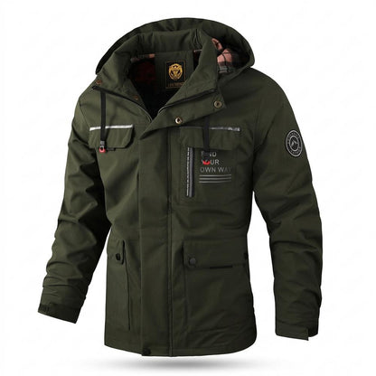 Lederjacken Outlet24 - Mikod | Gefüttert Funktional Jacke Herren