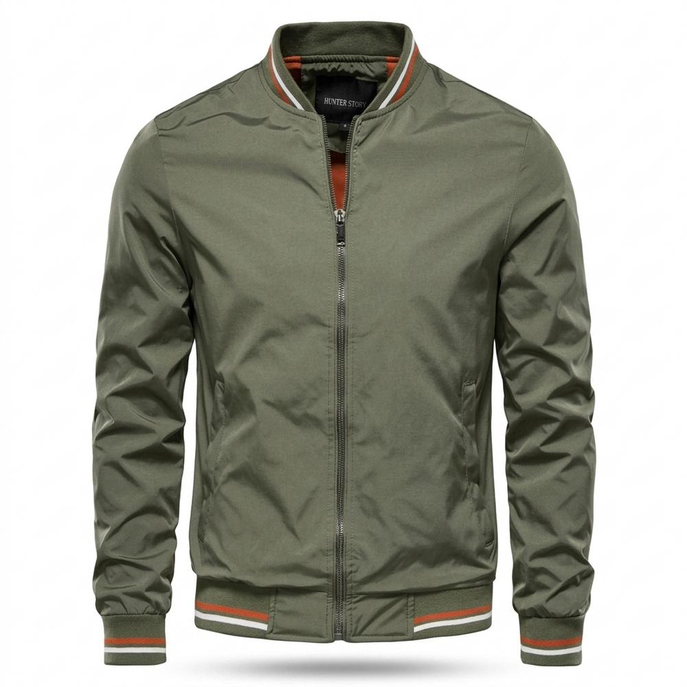 Lederjacken Outlet24 - Aohed | Gestreifte Gefütterte Jacke Herren