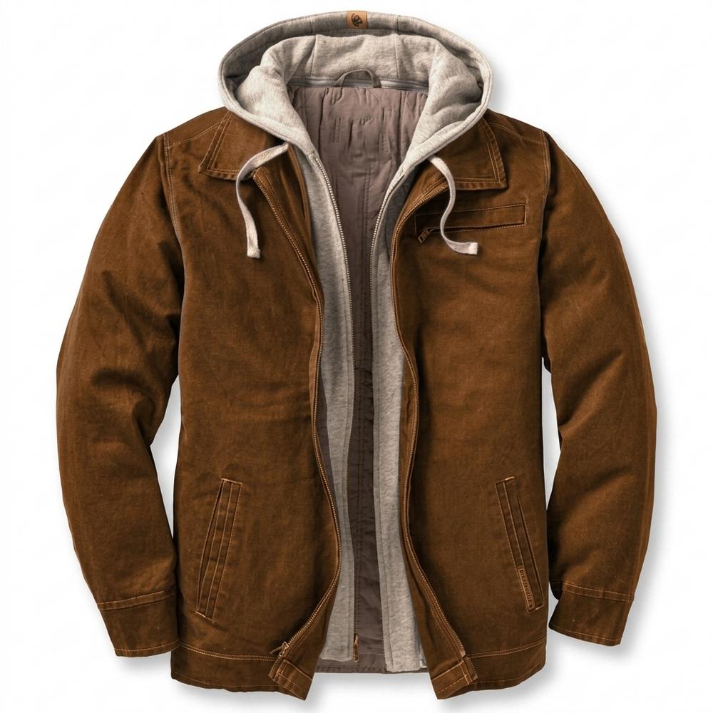 Lederjacken Outlet24 - Towud | Gefüttert Veloursartig Jacke Herren
