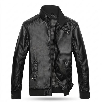 Lederjacken Outlet24 - Yovil | Gesteppte Gefütterte Lederjacke Herren