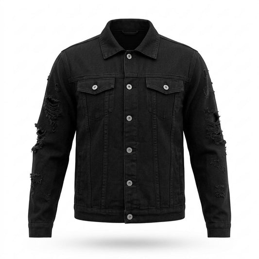 Lederjacken Outlet24 - Eobon | Geknöpft Used-Look Jacke Unisex