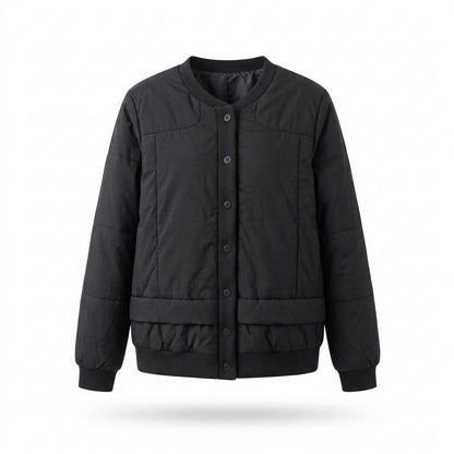 Lederjacken Outlet24 - Yufim | Gefüttert Kragenlos Jacke Damen