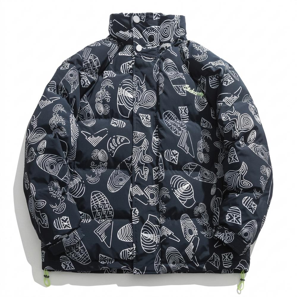 Lederjacken Outlet24 - Miten | Gemustert Gefüttert Jacke Unisex