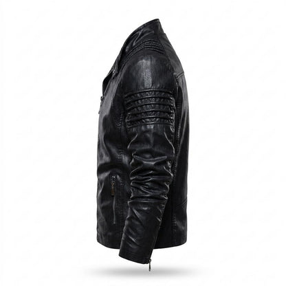Lederjacken Outlet24 - Kalev | Gesteppte Taillierte Lederjacke Herren
