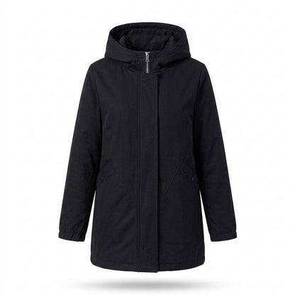 Lederjacken Outlet24 - Zuget | Gefütterte Kapuzen Jacke Damen