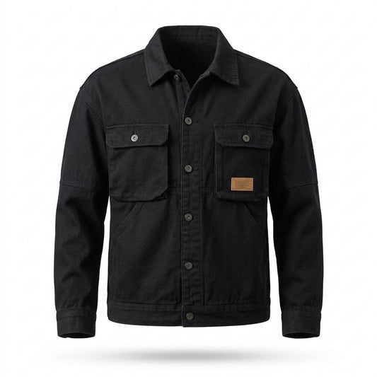 Lederjacken Outlet24 - Susar | Geknöpfte Robuste Jacke Herren