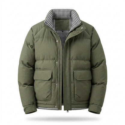 Lederjacken Outlet24 - Eolul | Wattiert Strukturiert Jacke Herren
