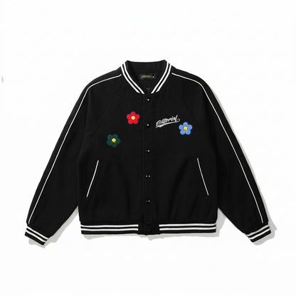 Lederjacken Outlet24 - Yukov | Bestickt Paspeliert Jacke Unisex
