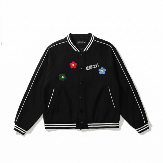 Lederjacken Outlet24 - Yukov | Bestickt Paspeliert Jacke Unisex