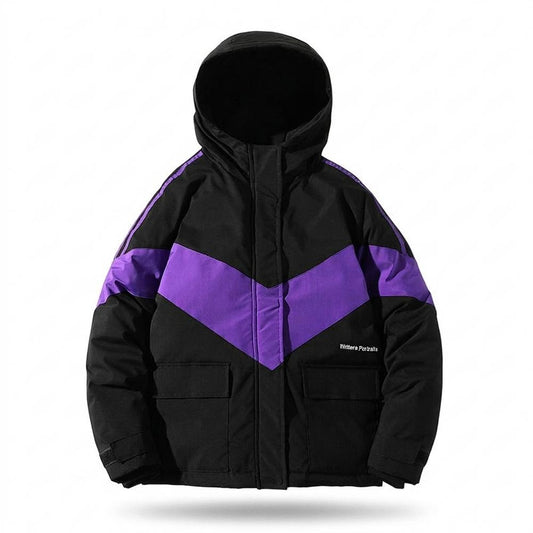 Lederjacken Outlet24 - Zepun | Gefüttert Zweifarbig Jacke Unisex