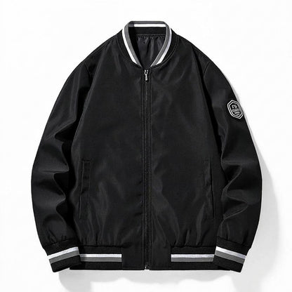 Lederjacken Outlet24 - Yasev | Gestreifte Langärmlige Jacke Herren
