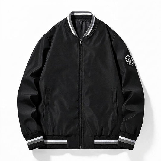 Lederjacken Outlet24 - Yasev | Gestreifte Langärmlige Jacke Herren