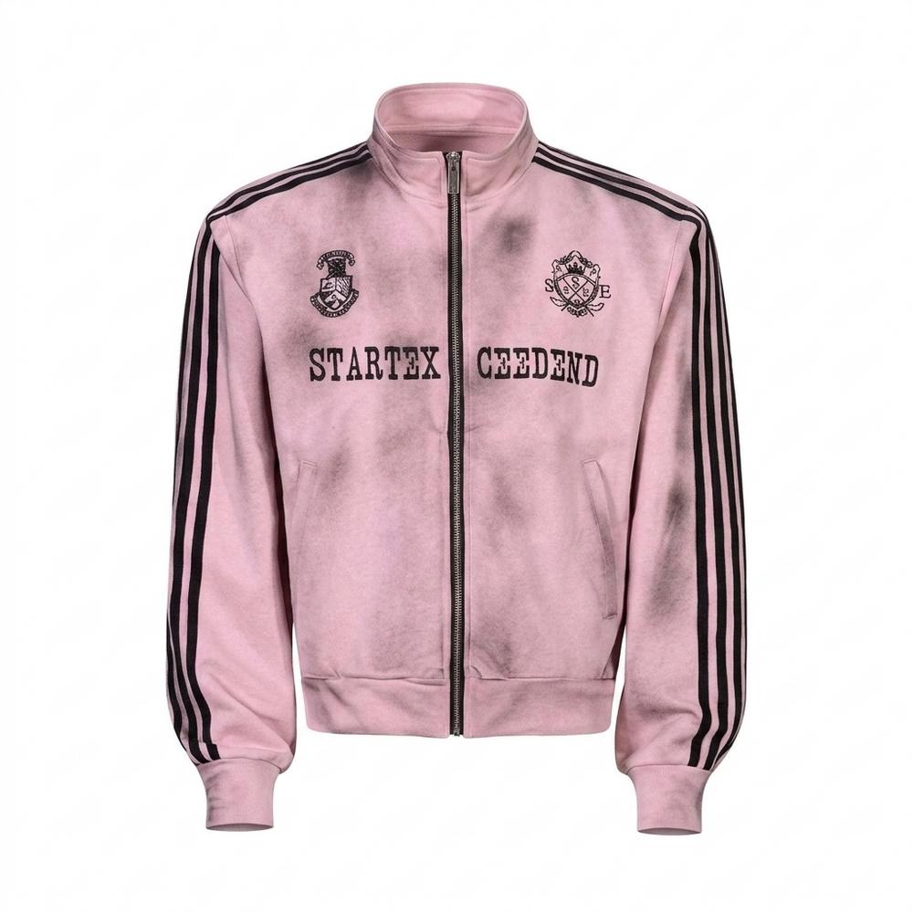 Lederjacken Outlet24 - Cirod | Gestreifte Gewaschene Jacke Unisex