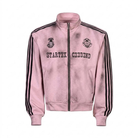 Lederjacken Outlet24 - Cirod | Gestreifte Gewaschene Jacke Unisex