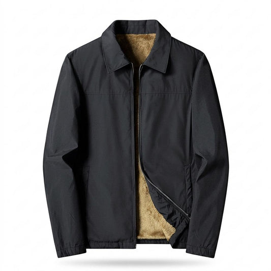 Lederjacken Outlet24 - Dedis | Gefüttert Glatt Jacke Herren