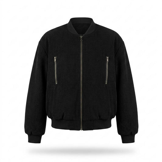 Lederjacken Outlet24 - Sisak | Gerippt Locker Jacke Damen