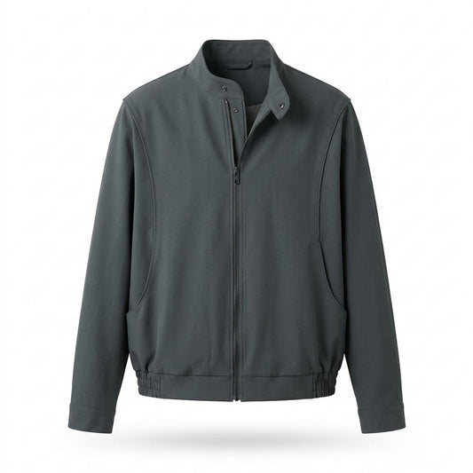 Lederjacken Outlet24 - Cuwiv | Gezipte Hochgeschlossene Jacke Herren