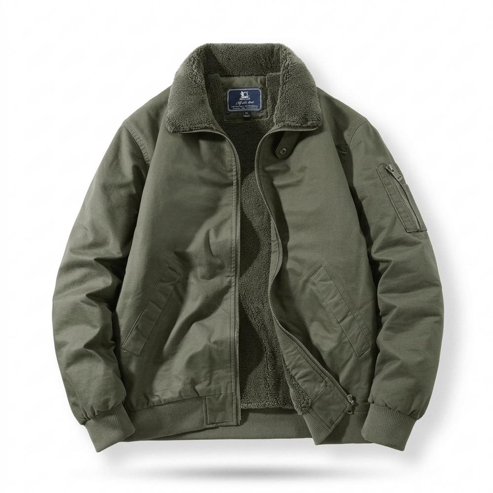 Lederjacken Outlet24 - Vehem | Gefüttert Langärmlig Jacke Herren
