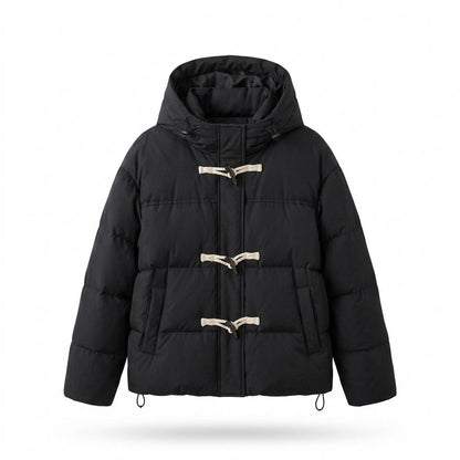Lederjacken Outlet24 - Tapun | Wattiert Geknebelt Jacke Damen