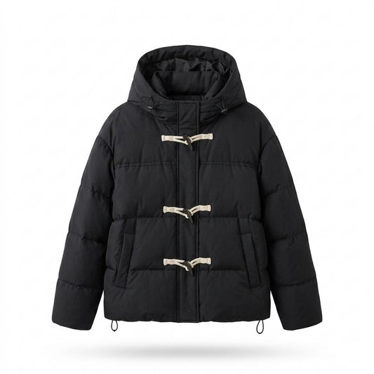 Lederjacken Outlet24 - Tapun | Wattiert Geknebelt Jacke Damen