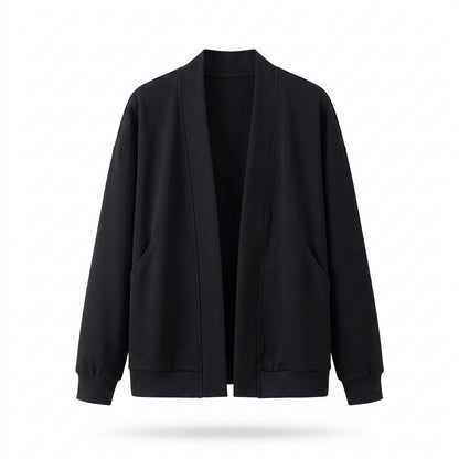 Lederjacken Outlet24 - Zepav | Verschlusslose Kragenlose Jacke Damen