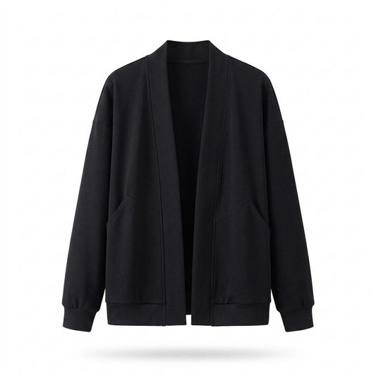 Lederjacken Outlet24 - Zepav | Verschlusslose Kragenlose Jacke Damen