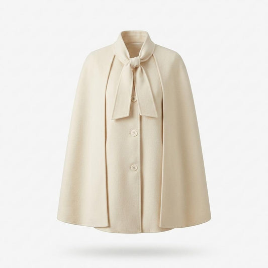 Lederjacken Outlet24 - Yawod | Cape-artiger Geknöpfter Mantel Damen