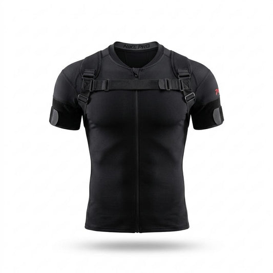 Lederjacken Outlet24 - Mozot | Funktional Kurzärmlig Shirt Herren