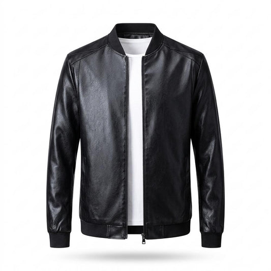 Lederjacken Outlet24 - Nulul | Gerippt Genarbt Lederjacke Herren