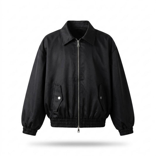 Lederjacken Outlet24 - Nugas | Glänzende Locker Geschnittene Jacke Herren