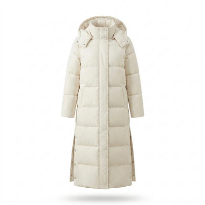 Lederjacken Outlet24 - Aikik | Wattierter Langgeschnittener Mantel Damen