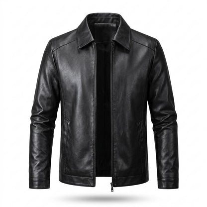 Lederjacken Outlet24 - Sozed | Gekragte Glatte Lederjacke Herren