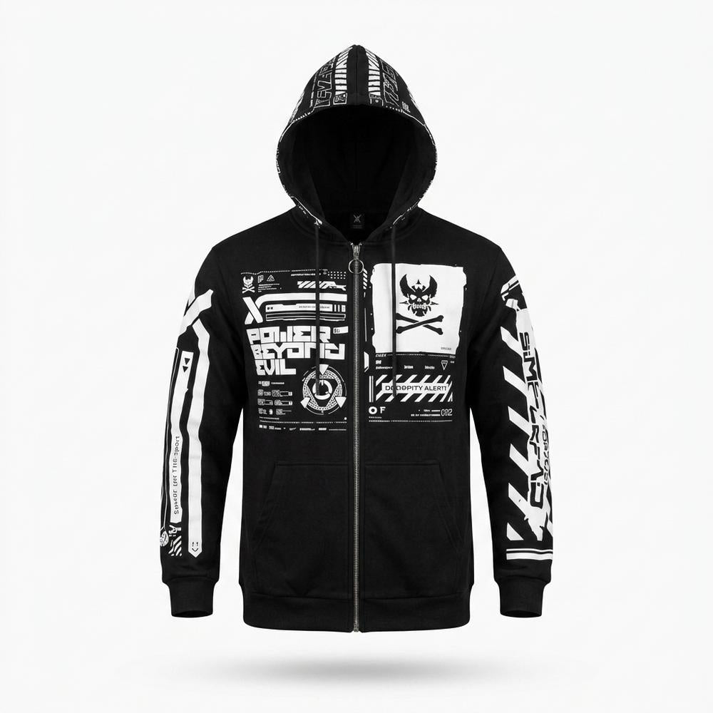 Lederjacken Outlet24 - Lifuk | Bedruckt Langärmelig Hoodie Unisex