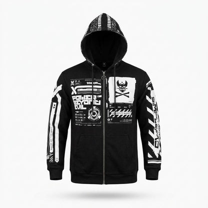 Lederjacken Outlet24 - Lifuk | Bedruckt Langärmelig Hoodie Unisex