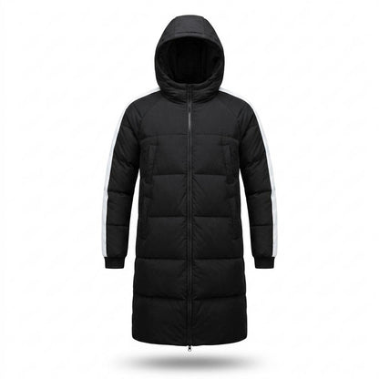 Lederjacken Outlet24 - Katen | Gesteppter Langer Mantel Unisex