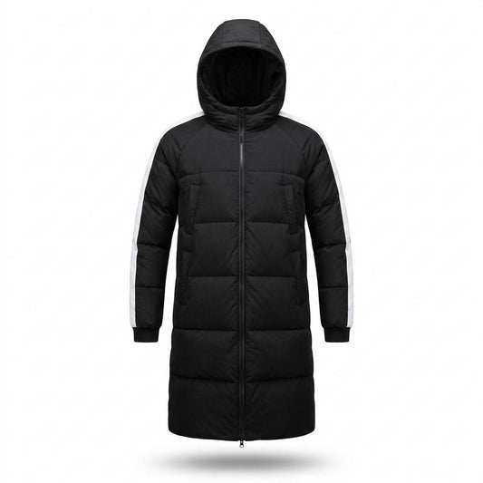 Lederjacken Outlet24 - Katen | Gesteppter Langer Mantel Unisex