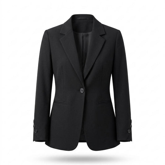 Lederjacken Outlet24 - Yorad | Tailliert Einknopf Sakko Damen